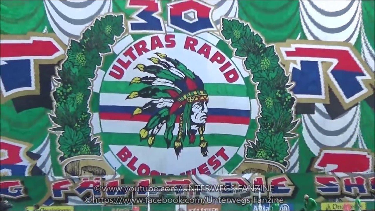 Rapid Wien-Wacker Innsbruck (30 Jahre UR, Protestaktion Innsbruck)