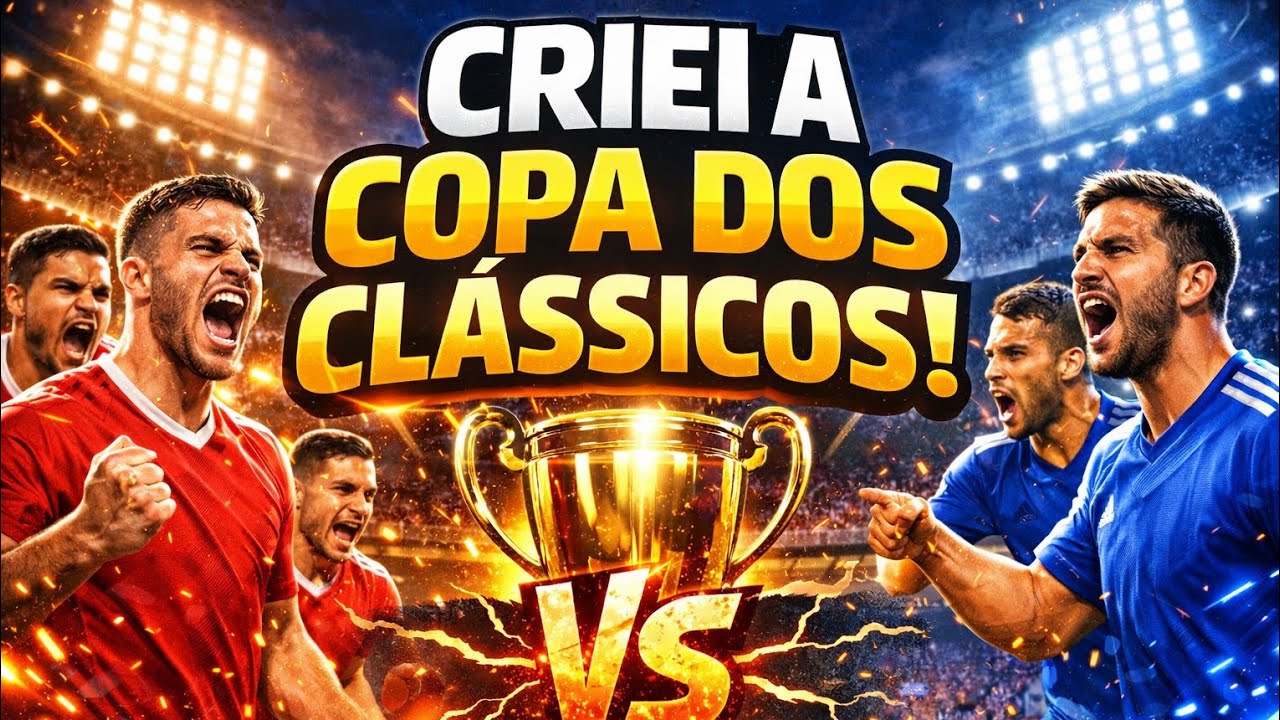 Criei a COPA DOS CLASSICOS  (O campeão me surprendeu!)