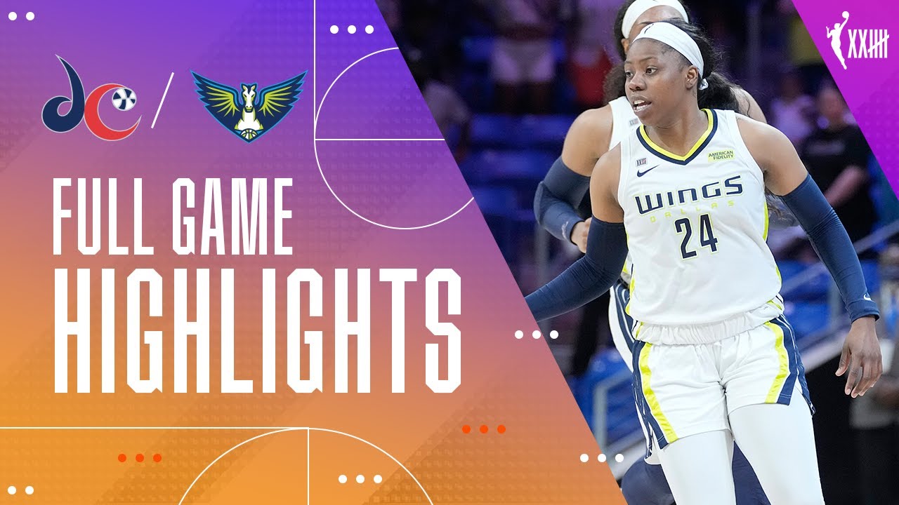 DALLAS WINGS  vs. WASHINGTON MYSTICS | FULL GAME HIGHLIGHTS | June 26, 2021