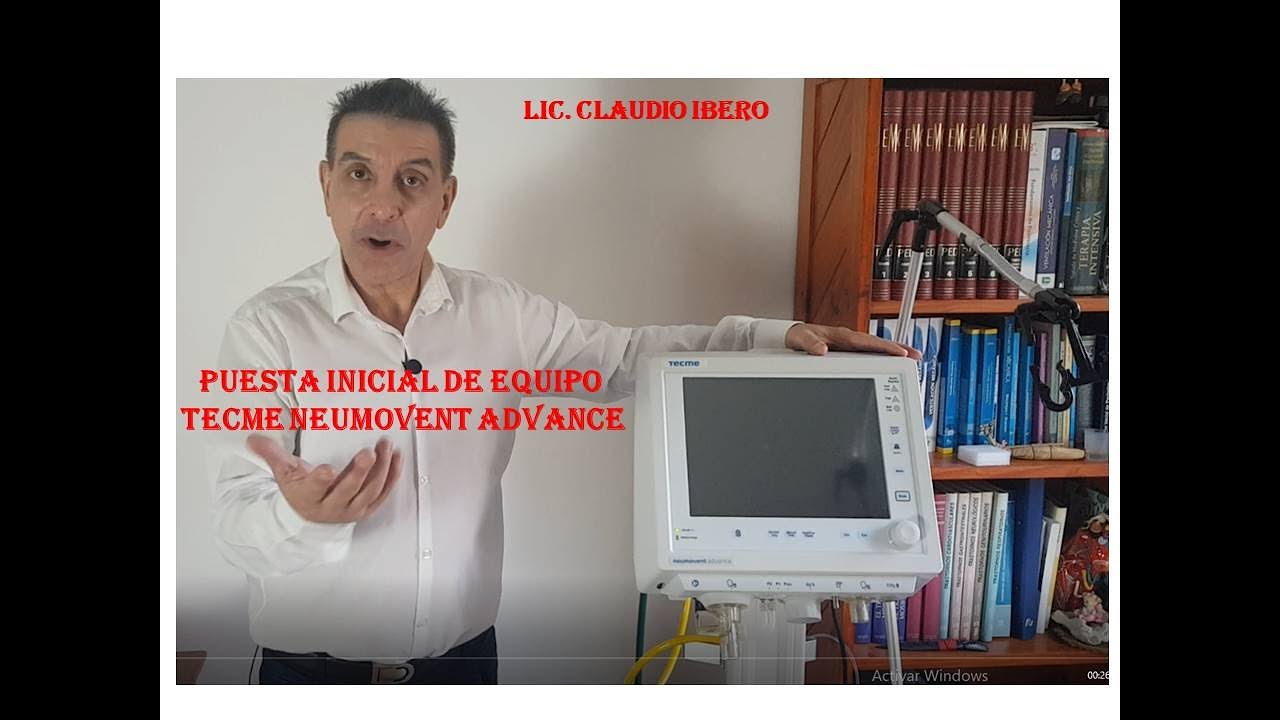 Puesta inicial de equipo TECME Neumovent advance