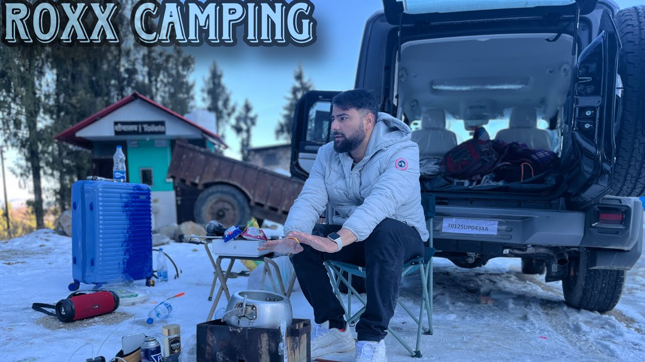 NARKANDA NIGHT CAMPING WITH THAR ROXX IN -3• | EP - 1 Winter Spiti Series