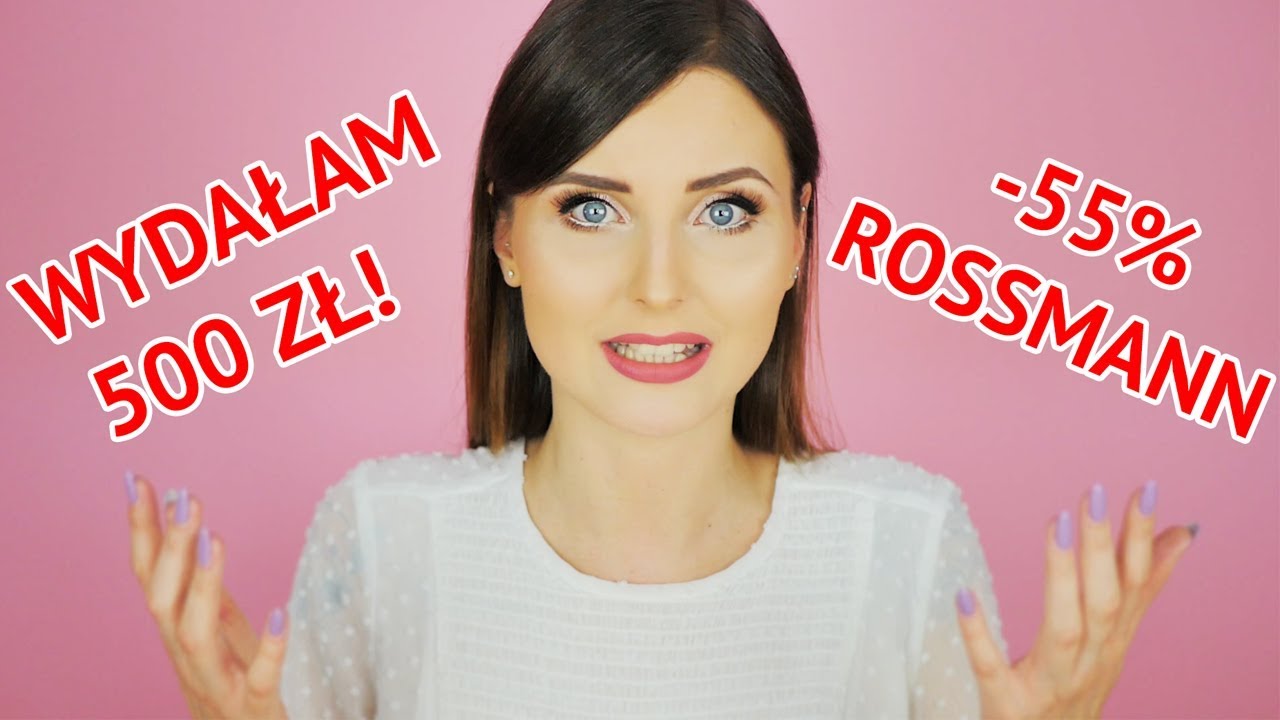 WYDAŁAM 500ZŁ NA PROMOCJI W ROSSMANNIE!!! 😱😱😱 HAUL - co kupiłam?