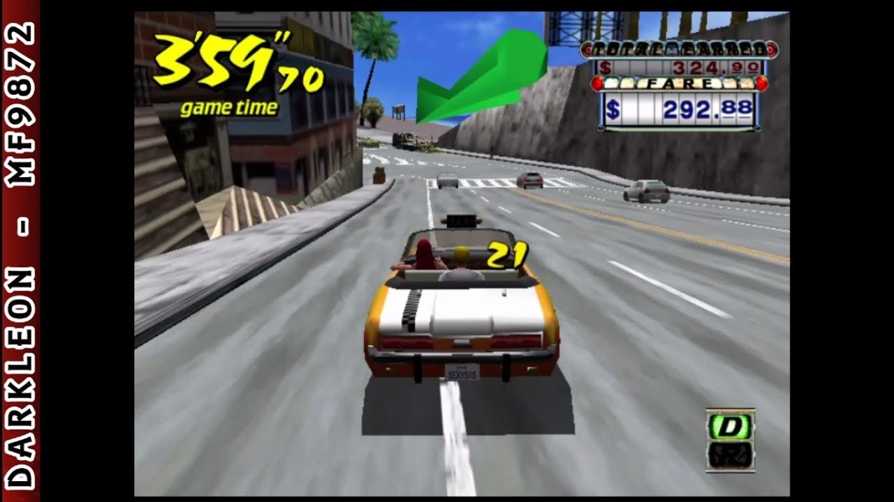 Dreamcast - Crazy Taxi &copy; 2000 Sega - Gameplay