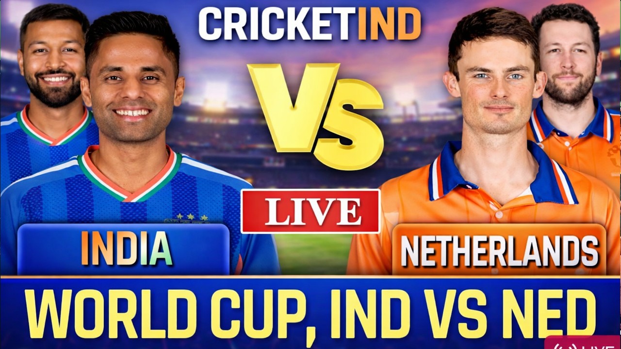 🔴IND vs NED LIVE 🔥 World Cup 2026 | India vs Netherlands Full Match Highlights |