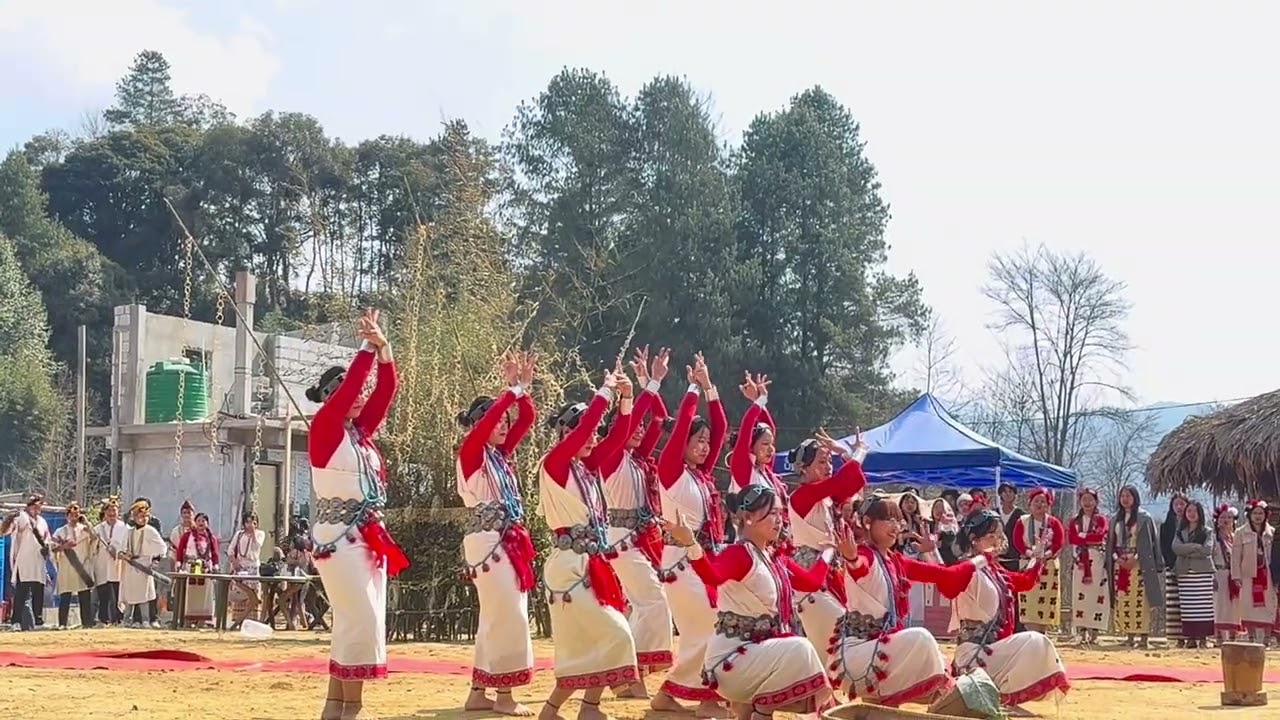 Pree Nyokum celebrate in Hapoli first ever ❣️#collage #students #dance #nyokum #arunachalpradesh #