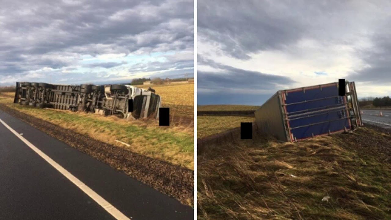 Lorry drivers reported to procurator fiscal after ignoring wind warnings