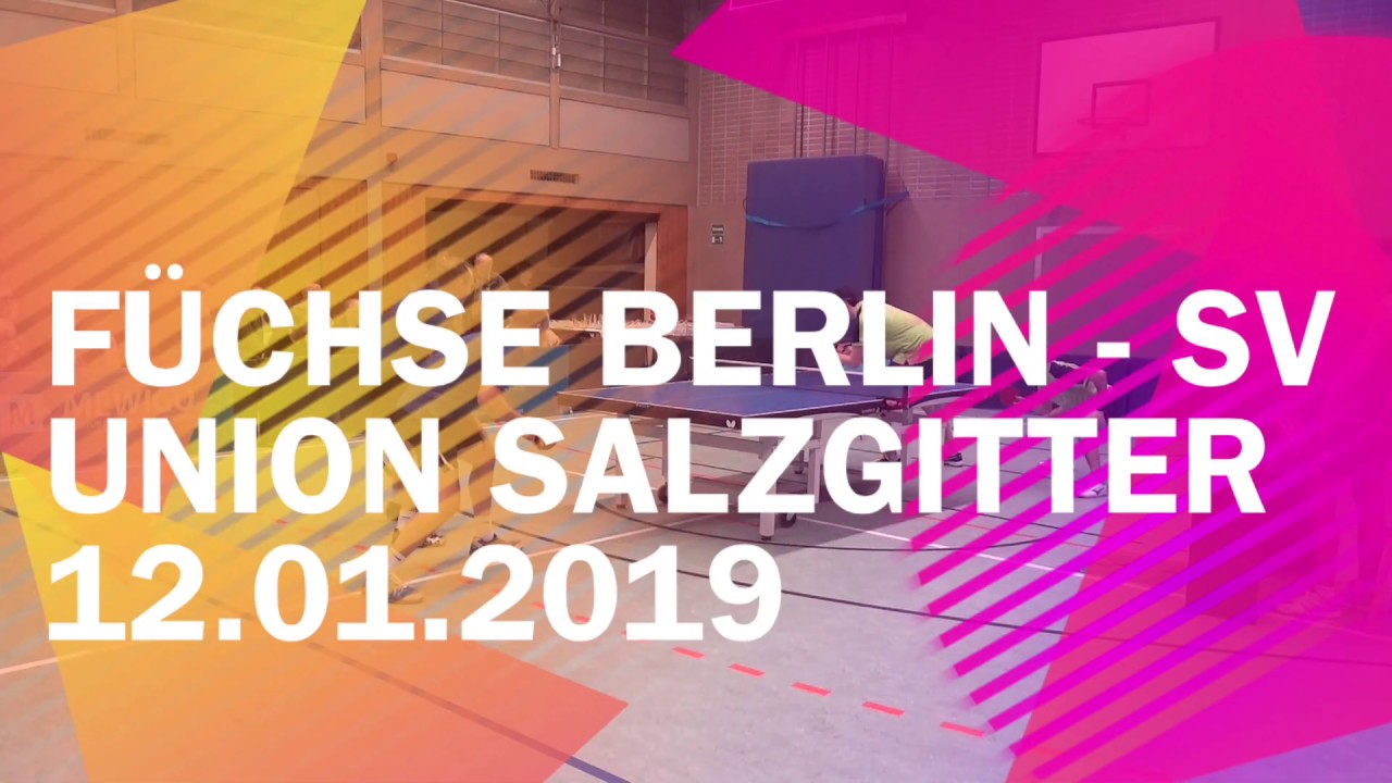 Füchse Berlin - SV Union Salzgitter | Sa. 12.01.2019 | Regionalliga Nord 2018/2019