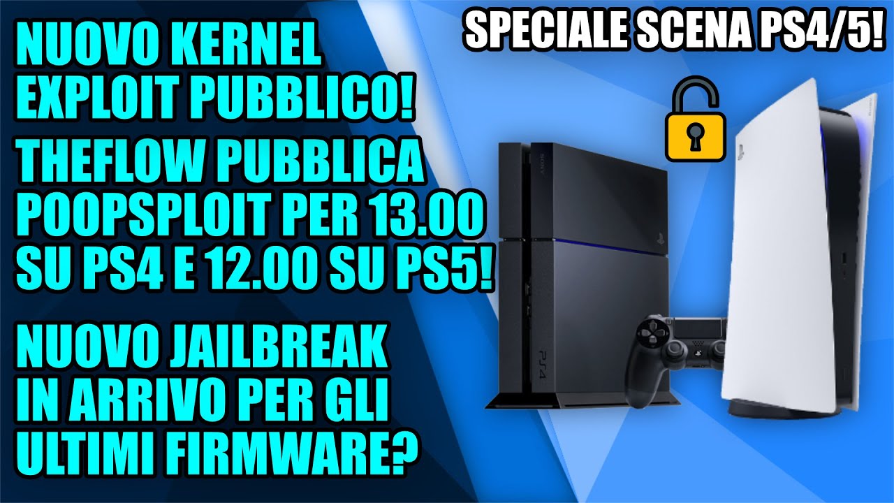 New KERNEL EXPLOIT on PS4 13.00 and PS5 12.00 RELEASED by THEFLOW! (Special News PS4/PS5)