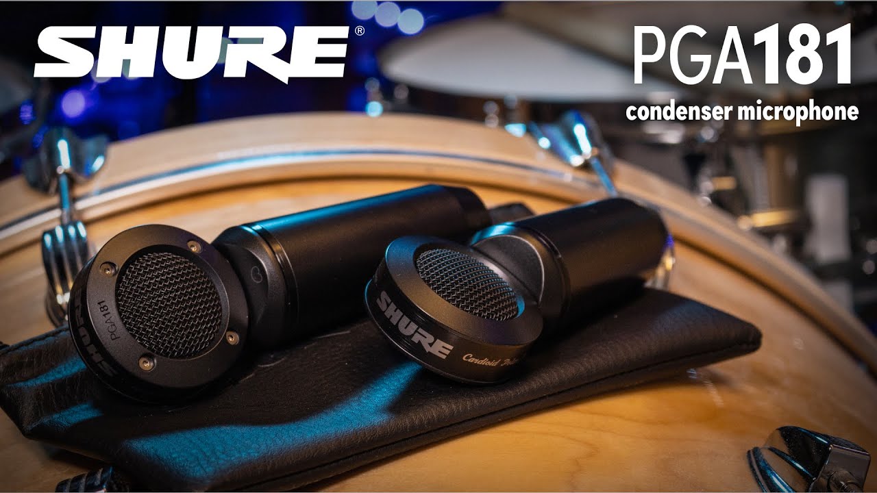Shure PGA181 Condenser Mic Review | overheads for drums