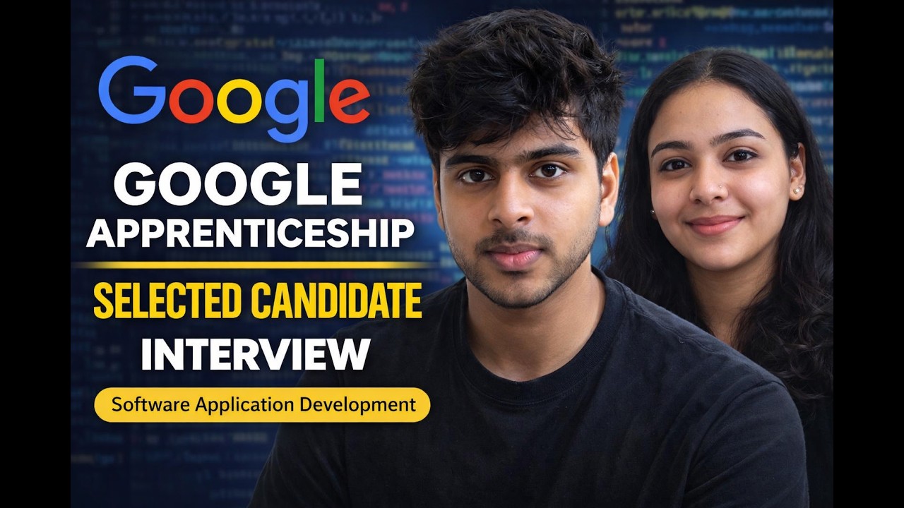 How he cracked Google| SAD Role | Resume tips , Coding strategies| Google Apprenticeship 2026 