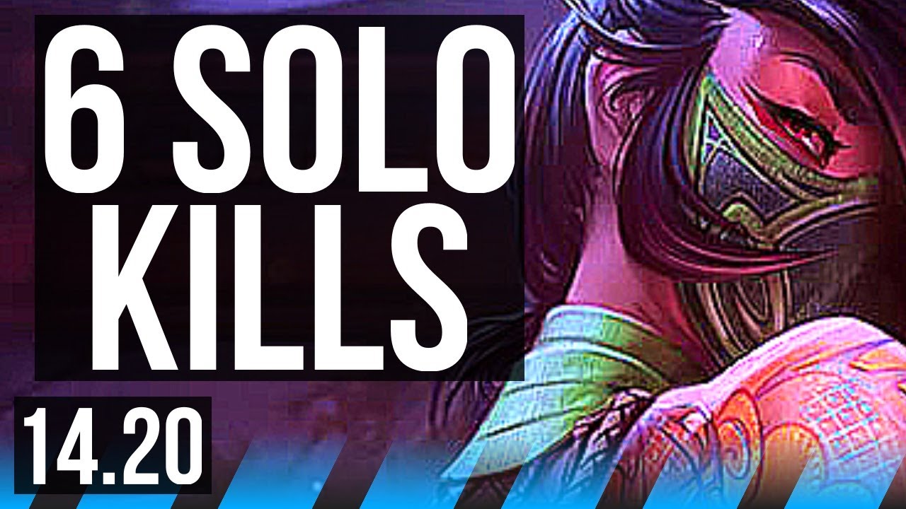 AKALI vs YONE (MID) | 6 solo kills | VN Challenger | 14.20