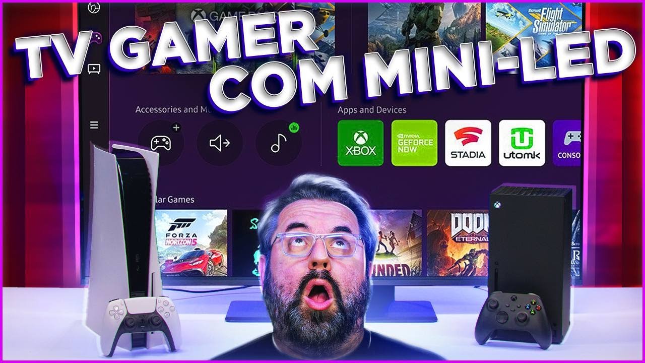 A TV GAMER COM MINI-LED DA SAMSUNG: QN90B