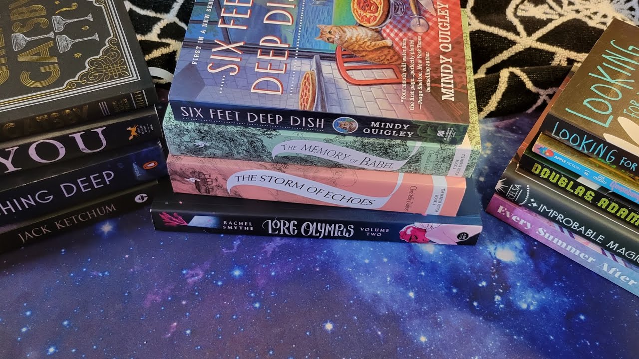 ASMR Book Haul: Oops I bought more books... [Tapping, Whispering, Ramble]