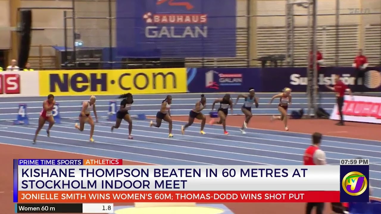 Kishane Thompson Beaten In 60 Metres At Stockholm Indoor Meet | TVJ Sports