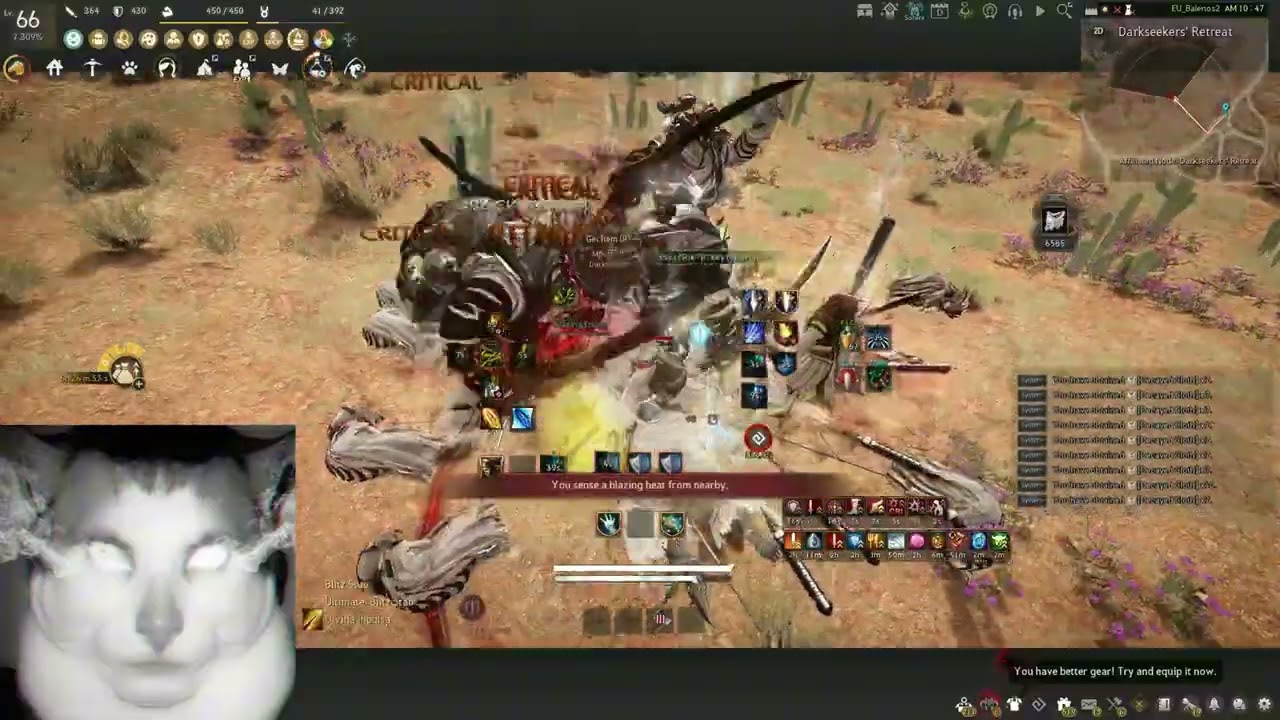 sweaty awk valk on DSR 58k/h (after AP changes)
