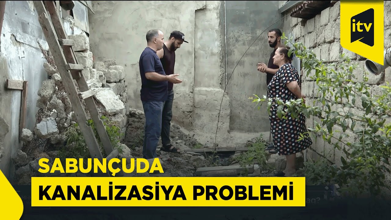 Sabunçuda kanalizasiya problemi nə vaxt həll ediləcək?