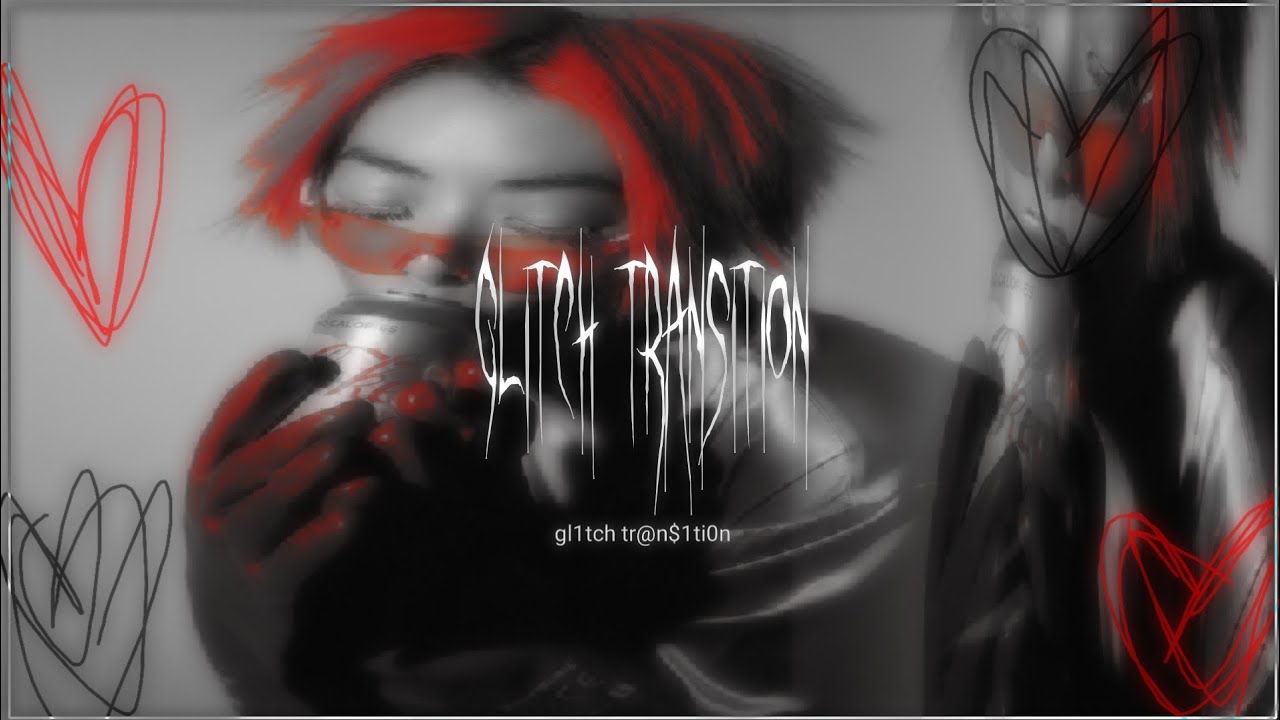 glitch transition ; alight motion