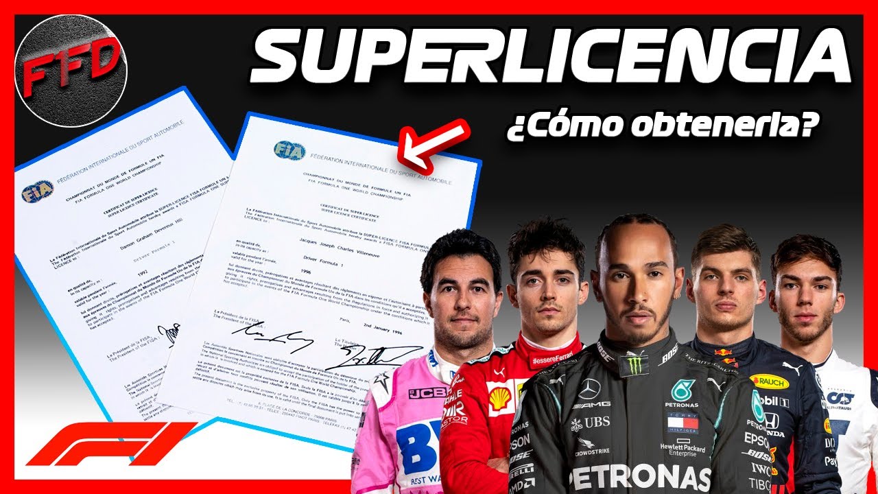 SÚPERLICENCIA F1 | ¿Cuánto Cuesta?¿Para qué sirve?| F1FD