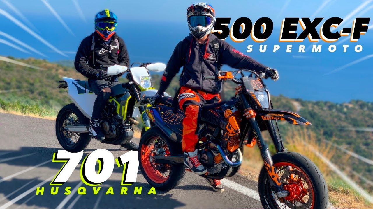 🚀 KTM 500 exc-f 2020 SUPERMOTO vs 701🔥 HQ AUDIO I Partie 1/2