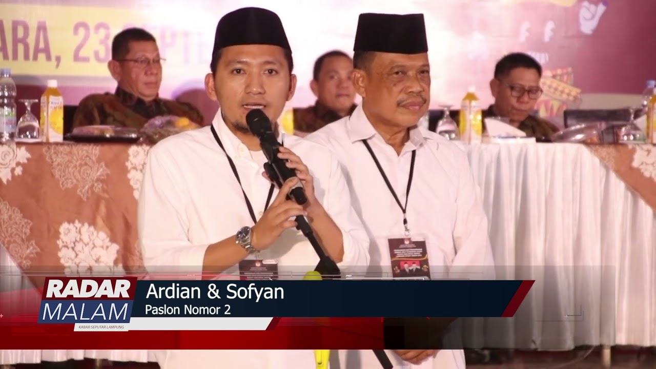 PILKADA LAMPUNG UTARA 2024 : KPU Tetapkan Nomor Urut Paslon Bupati Lampura