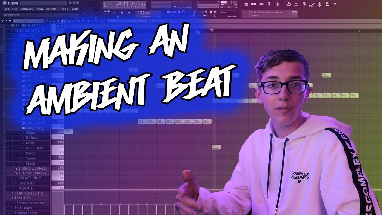 How to Make Ambient Melodic Beats [ 88GLAM / Nav Type Beats ]
