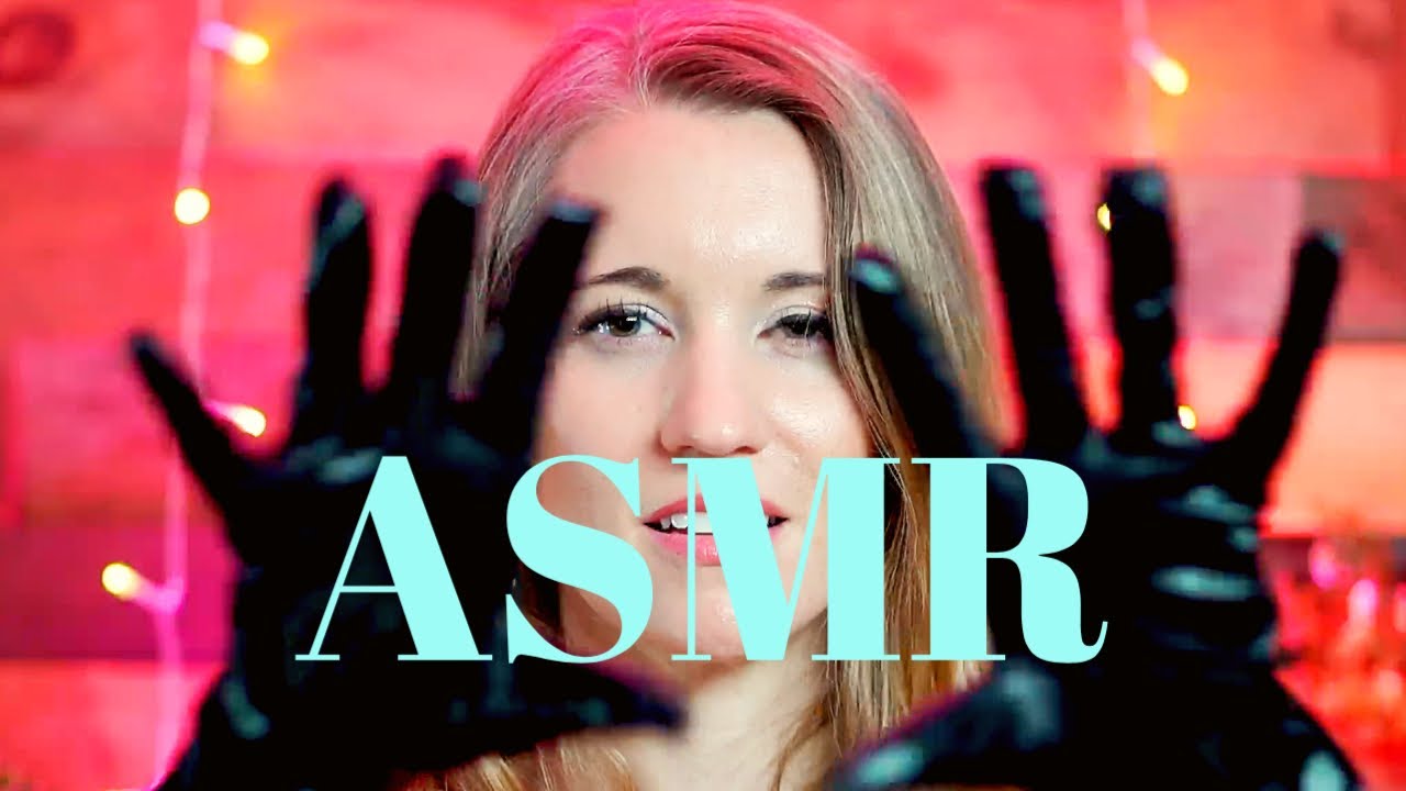 LONG Gloves 💃 ASMR ❤️ Hand Motions and Sounds