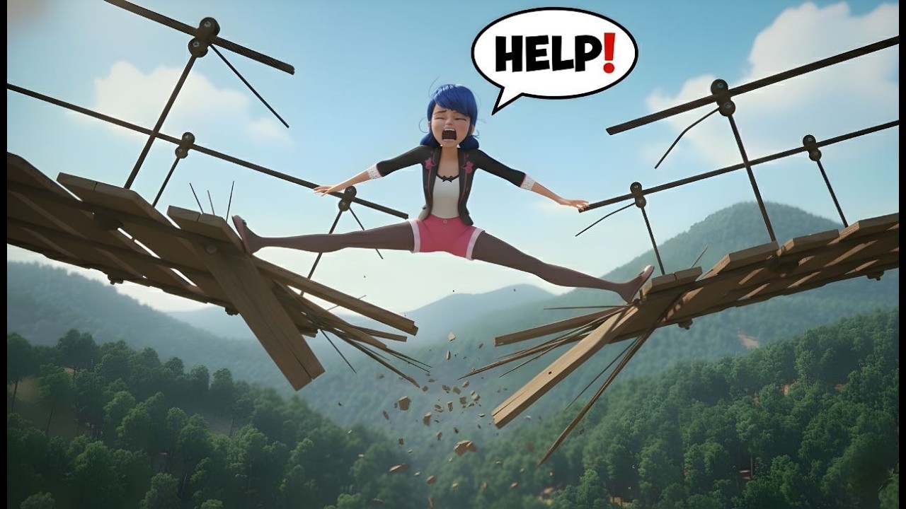 Marinette fell from the mountain during a trip, adrien saved her. [Fan made] @AnimaxExplain-c6j 