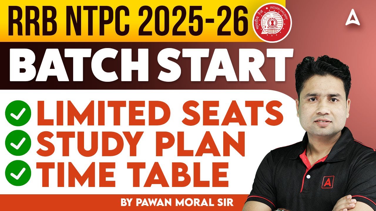 RRB NTPC 2025 Preparation | RRB NTPC Time Table | RRB NTPC Study Plan | By Pawan Sir