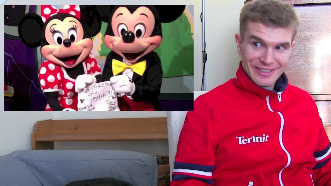 Tommy reacts with smiles to his 25 Milliion Views surprise video as he first watches it