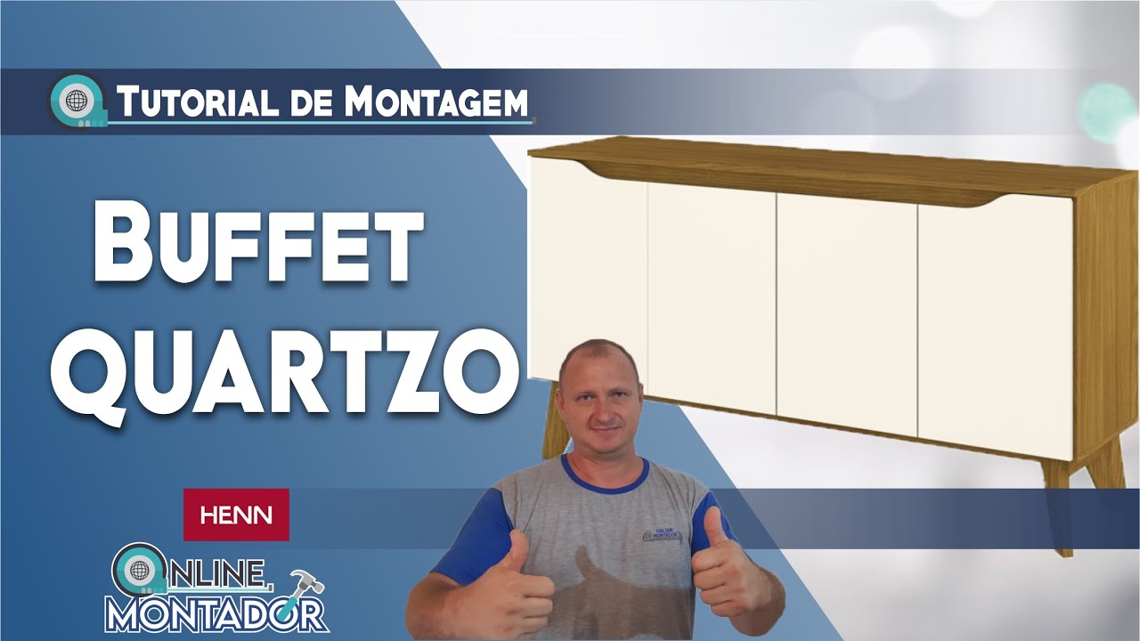 Como montar buffet | Buffet Quartzo Móveis Henn