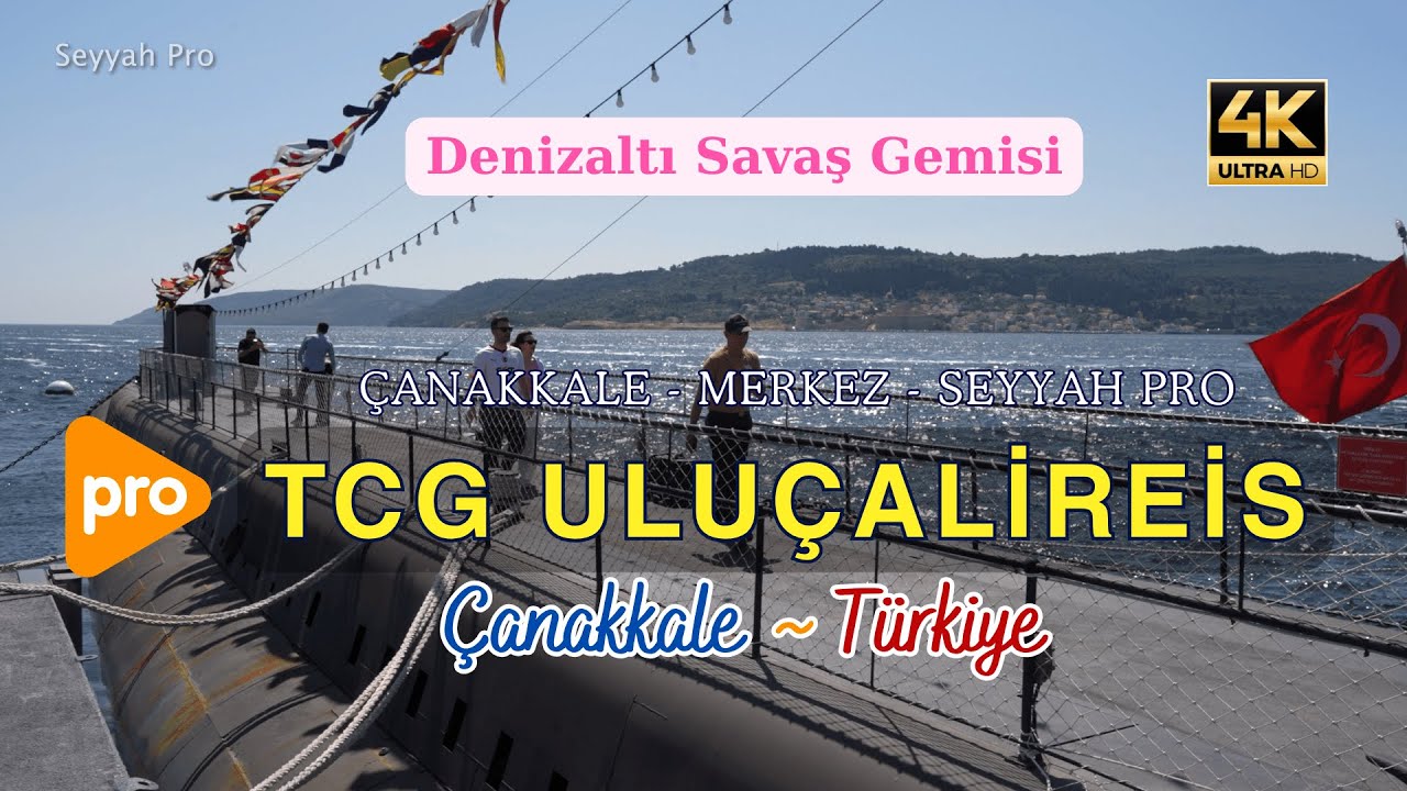 Türkiye’nin İlk Denizaltı Müzesi: TCG Uluçalireis’e Girdik! 4K Pro Çekim