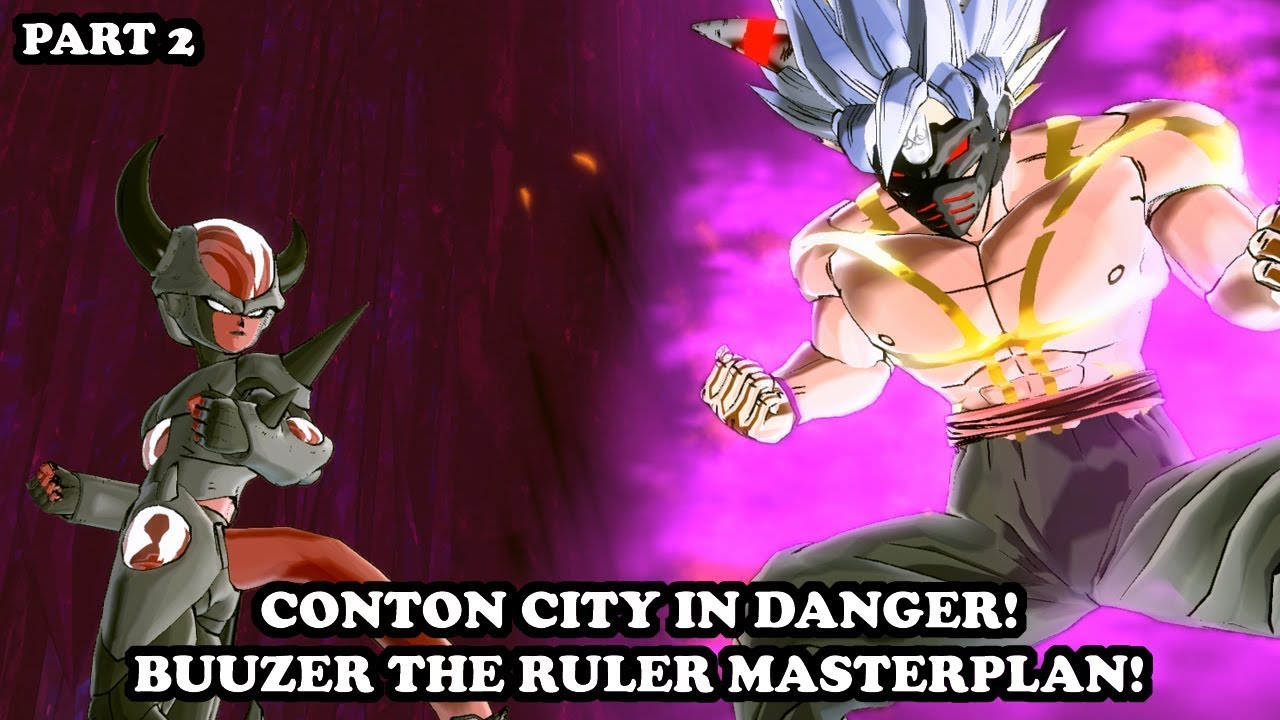 #39 CONTON CITY IN DANGER! REZUUB GETS ANGRY AGAINST EVIL BUUZER! Dragon Ball Xenoverse 2 Mods
