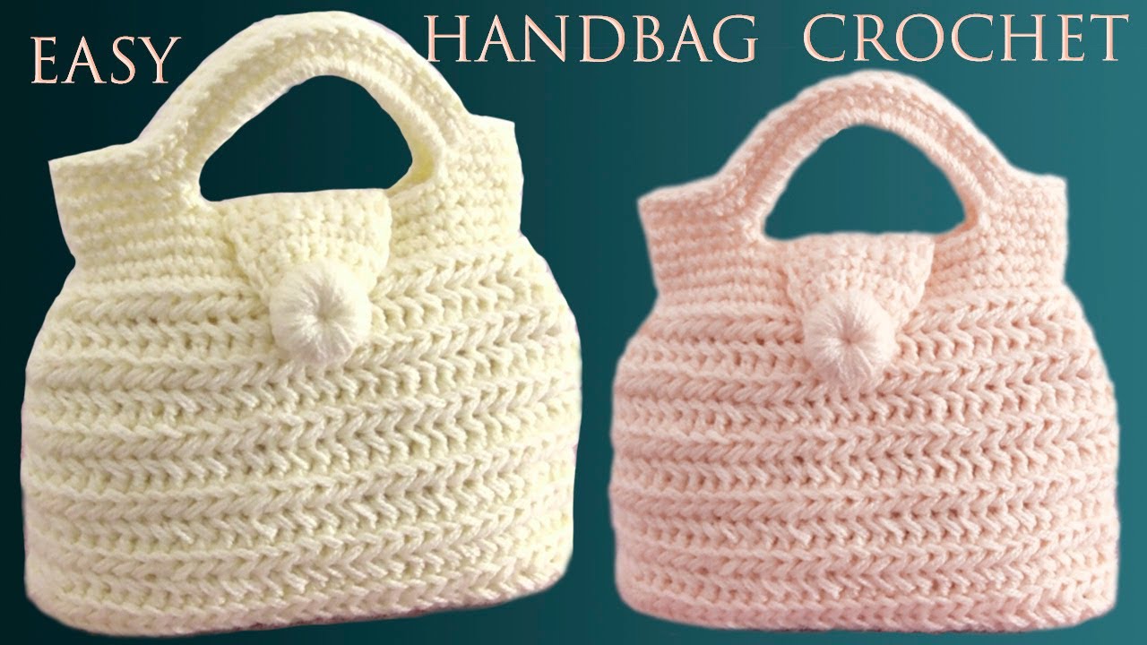 Como tejer a Crochet un bolso fácil paso a paso