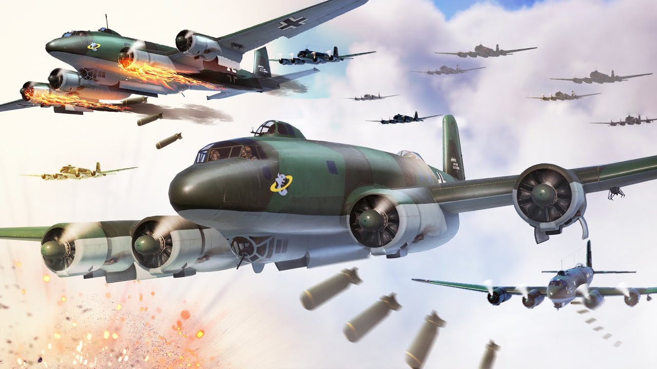 САМОЕ БОЛЬШОЕ ФОРМИРОВАНИЕ БОМБАРДИРОВЩИКОВ в War Thunder!