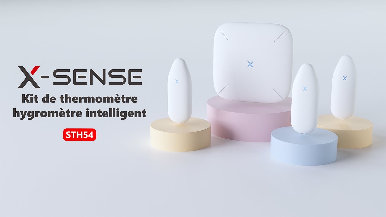 Thermom&egrave;tre hygrom&egrave;tre intelligent X-Sense Wifi avec alarme APP