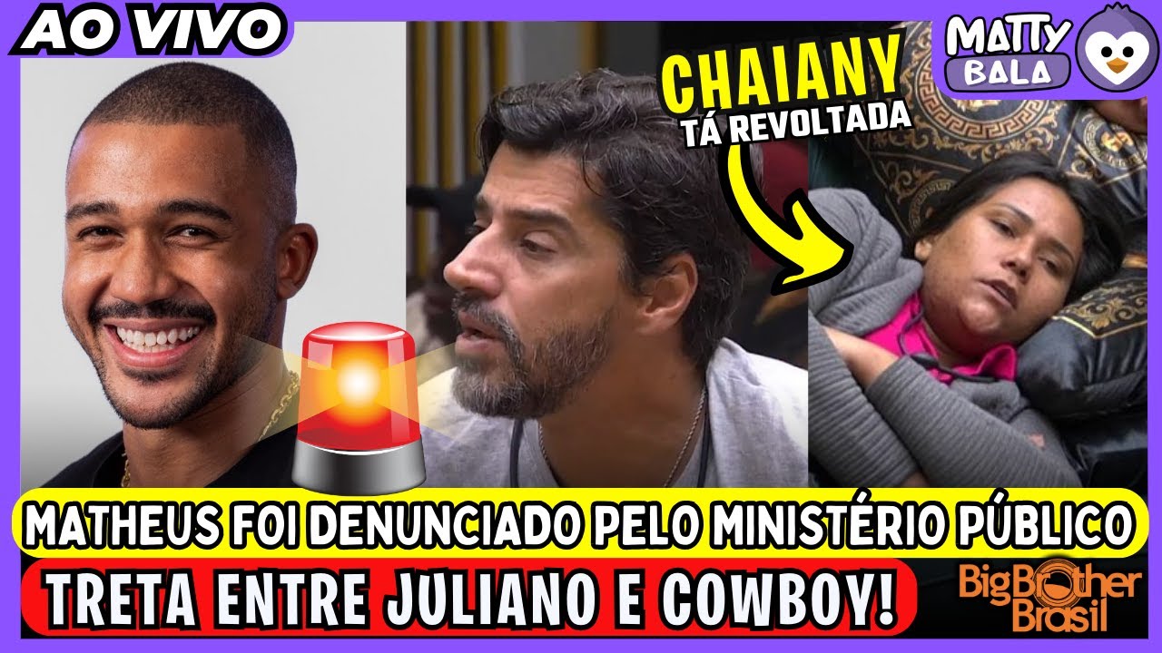 🚨 BBB 26 : TRETA entre JULIANO e COWBOY // CHAIANY fica REV0LTADA // SOL CHORA com MEDO #bbb #BBB26