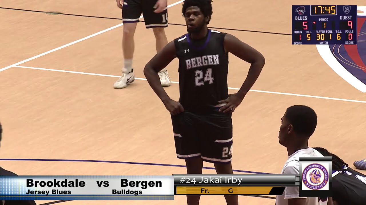 Brookdale Men's Basketball vs Bergen Community College