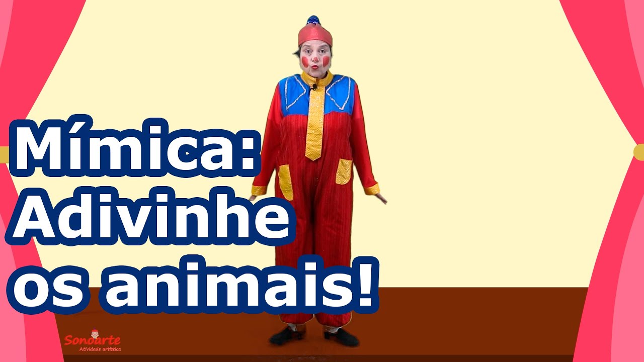 M&iacute;mica de animais - brincadeira para crian&ccedil;as