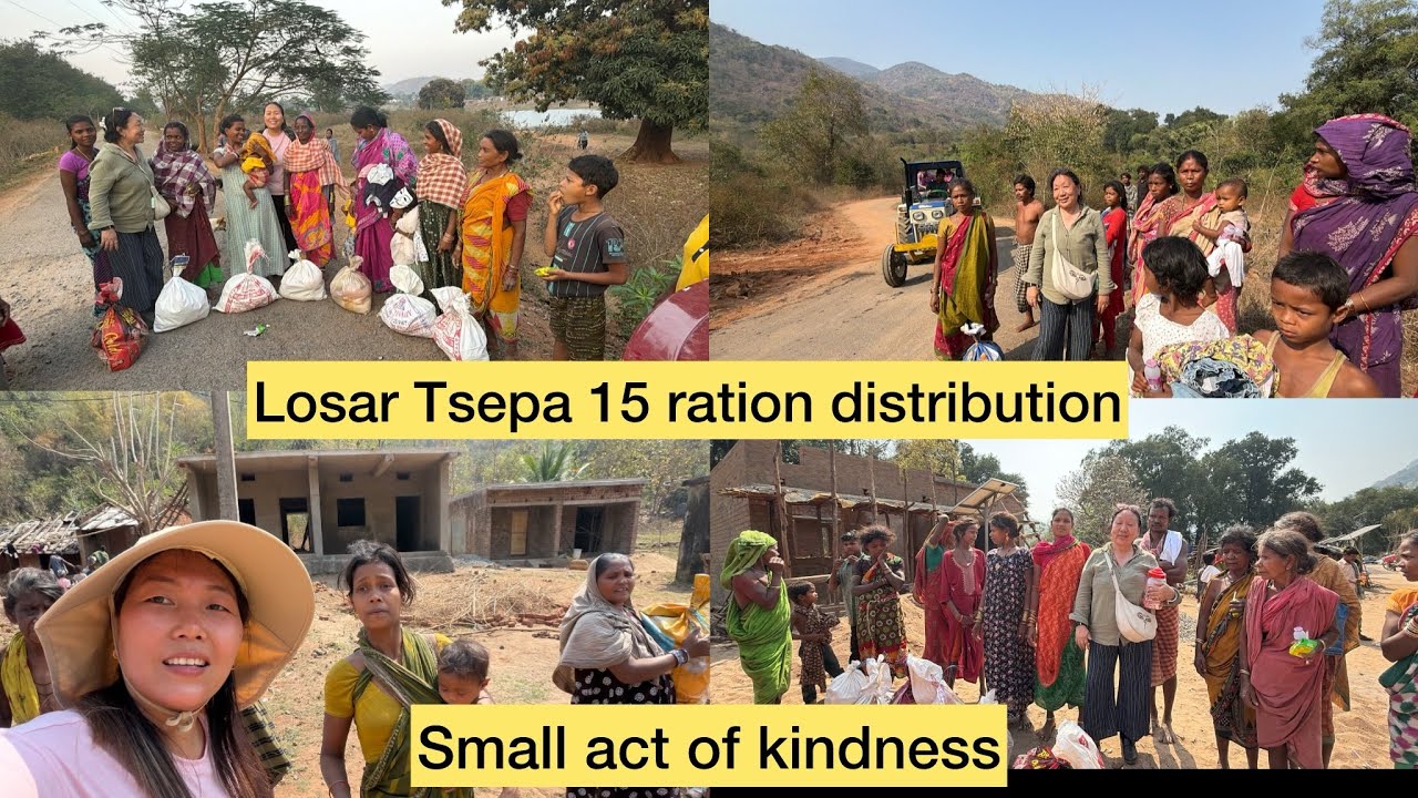 Losar Tsepa 15||Ration distribution||Act of kindness||Tibetanvlogger