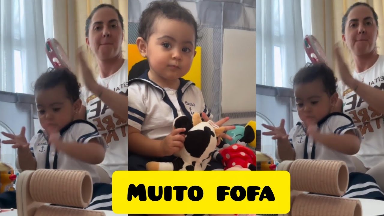 Graciele Lacerda: CLARA IMITANDO OS ANIMAIS 