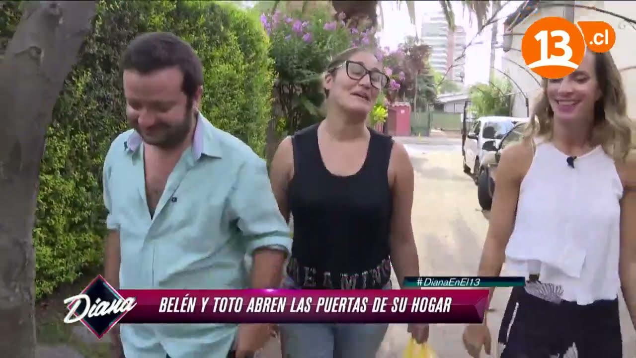 Diana Boloco conoció la casa de Belén Mora y “Toto” Acuña. Diana, Canal 13