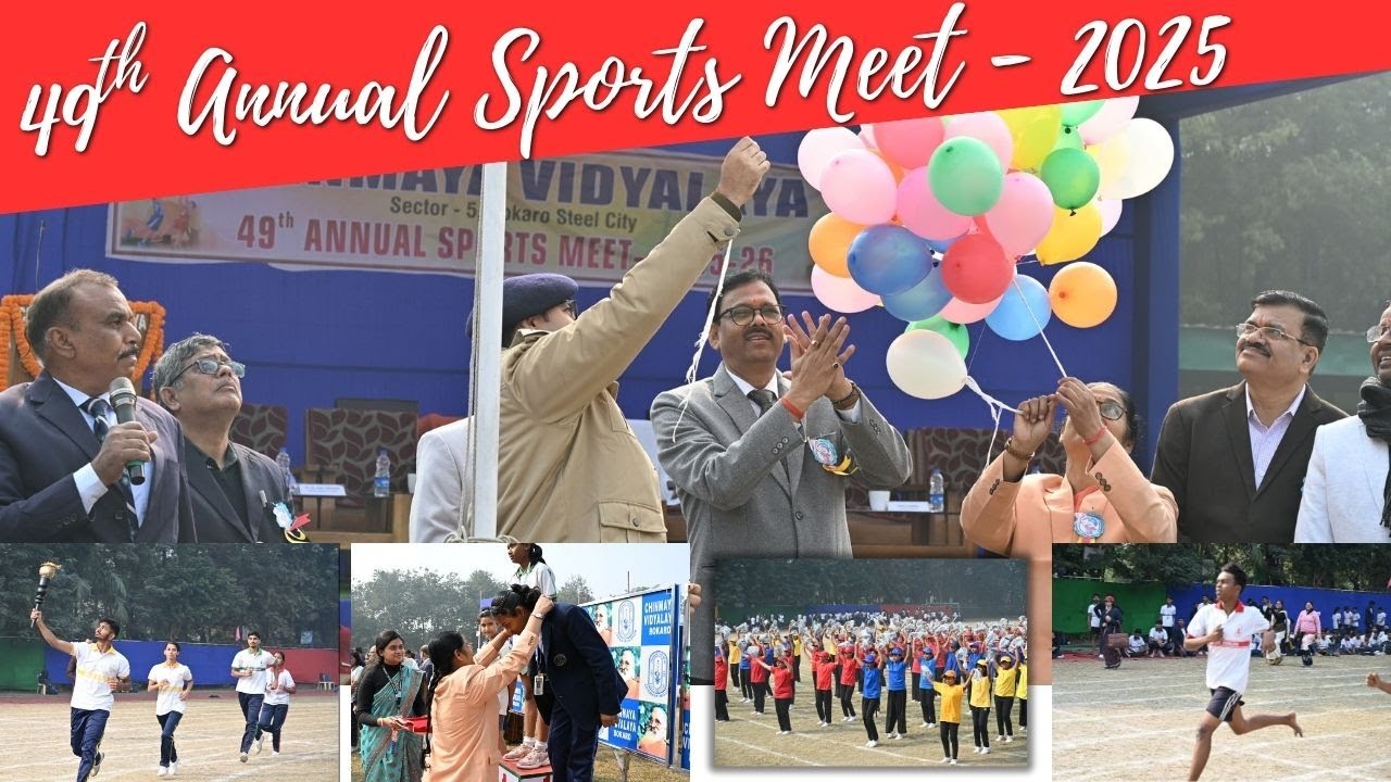 49th Annual Sports Meet - 2025 || Chinmaya Vidyalaya, Bokaro  #cvbokaro #sportsday2025