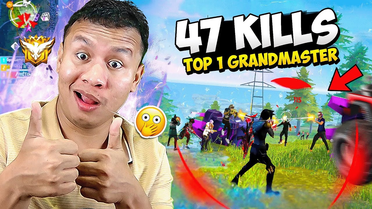 47 убийств в Топ-1 Grandmaster с @GyanGaming @NRZ и @UnGraduateGamer 😱 Tonde Gamer