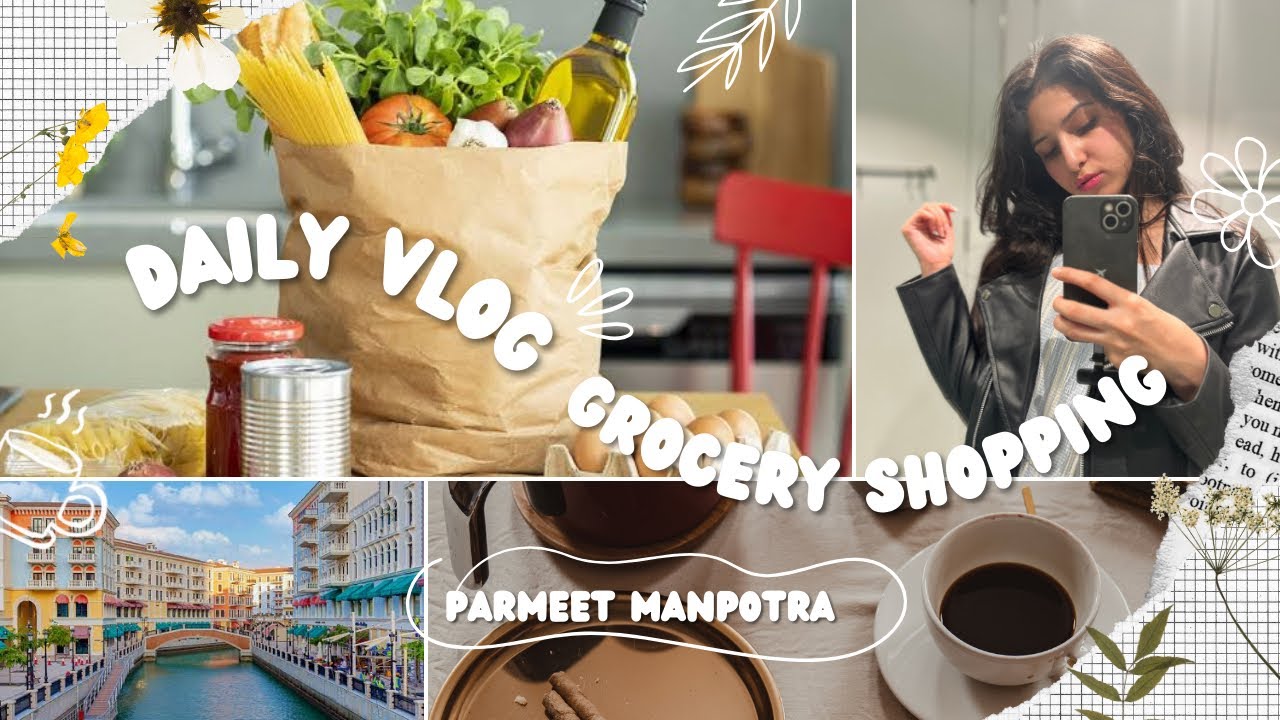 Grocery Shopping In Qatar| Qatar Airways Cabin Crew Daily Life