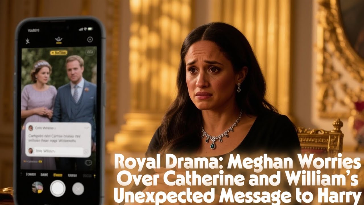 Royal Drama Meghan Worries Over Catherine and William Unexpected Message  Harry | Emotional Stories