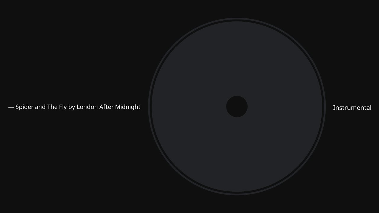 London After Midnight — Spider and The Fly | Instrumental No Vocal