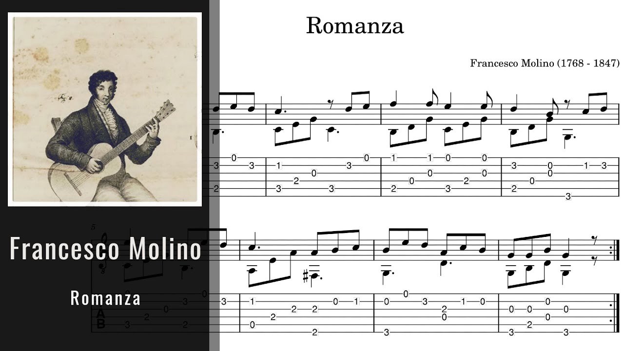 Francesco Molino - Romanza - Tab