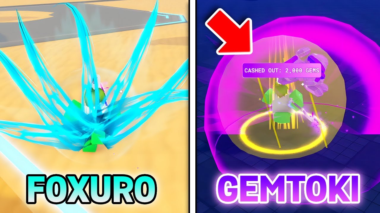 I Went INSANE With The NEW GEMTOKI And FOXURO CHAMPIONS! (Roblox Death Ball)
