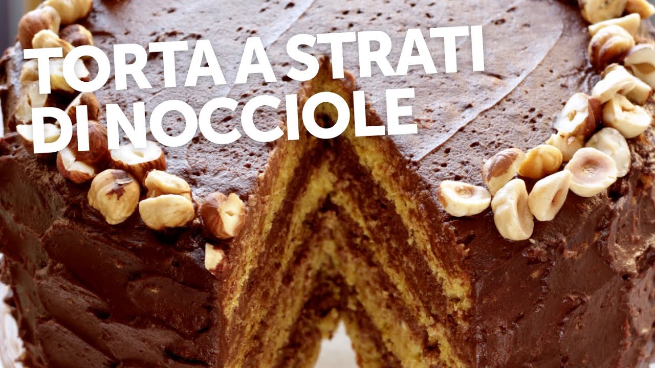 Hai un compleanno in vista? Prepara questa🍫 torta a strati di NOCCIOLE 🤩