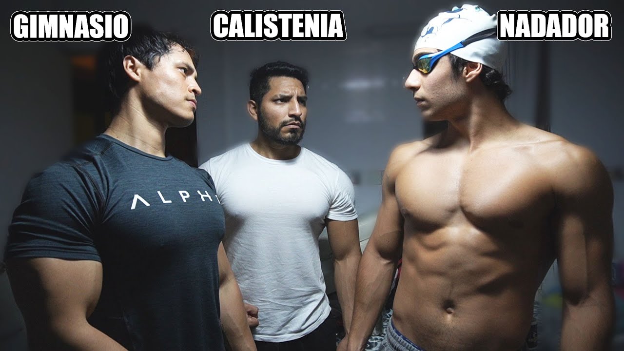 CALISTENIA vs GYM vs  NADADOR ¿Quién es más Fuerte Calistenia, Natación o Gimnasio?